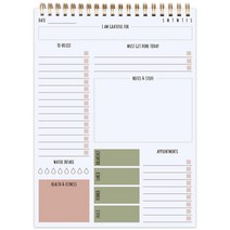 플래너 독서노트 일일 할 일 목록 노트 작업 체크리스트 메모장 의제 및 학업 저널 학교 사무용품, 02 116-B5