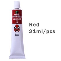 유채물감 마리의 연극 얼굴 유화 컬러 메이크업 안료 색 북경베이징광동 오페라 드라마무도회 그림, Red3021pcs