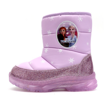 2022신상 겨울왕국2 엘레부츠 여아LED부츠 아동LED신발 엘사부츠 여자아이방한부츠 여아패딩부츠 여아스키부츠 눈썰매장부츠 라이팅신발 겨울왕국부츠
