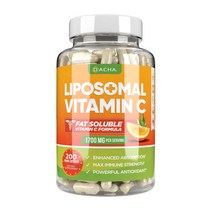 DACHA 다차 리포좀 비타민C 1700mg 200캡슐 / DACHA Natural Liposomal Vitamin C 200 Capsules