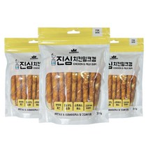 강아지우유껌 강아지 치킨밀크 유산균 양치껌 200g, 3개