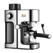 홈데코 커피머신 이탈리아 자동 커피 메이커 기계 반자동 스팀 펌프 압력 우유 거품 Cafetera 에스프레소 머신 주방홈카페가전가성비맛있는카페테리아, 01 Black_05 AU