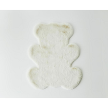 모던하우스 도톰하고 부드러운 페이크퍼 곰돌이 러그 크림 80X100 CB5122009