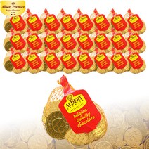 예이니식품 벨기에 알버트 코인 초콜릿망 25개(45gx25개) 선물용동전금화메달