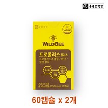 와일드 비 프로폴리스 플로폴리스 추출물 분말 캡슐 플라보노이드 아연 셀렌 함유 항산화 도움