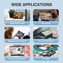 휴대용 모니터 휴대용 1024x600 울트라 HD 디스플레이 7 인치 TFT LCD 터치 스크린 패널 미니 PC HDMI 모니, 02 IPS monitor