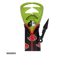 [레고공식] 나루토 사스케 사쿠라 카카시 오비토 지라이야 츠나데 애니메이션 인형 미니 액션 장난감 피규어 만화 조립 블록 어린이 생일 선물, [57] 트랜스 다크 핑크