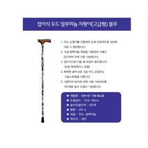 접이식 멋쟁이 할아버지 남성 지팡이 선물 감사, 제이아트co_단일옵션
