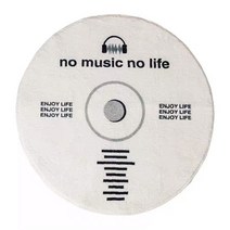 북유럽 문자 인쇄 카펫 크리에이티브 CD 모양 거실 라운드 영역 러그 침실 침대 옆 커피 테이블 매트
