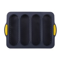 베이킹 오븐 Stomates 실리콘 베이킹 케이크 금형 Bakeware 식품 등급 파티 요리 도구 햄버거 빵 개, 01 Black-A