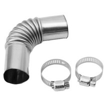 자동차히터 수리 부품 webasto 보트 히터 자동차 가열 부품 용 클립이있는 24mm 팔꿈치 파이프 공기 주차 히터 배기 튜브 커넥터, 1 세트