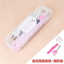여성용 남성용 휴대용 컬러 판 미니고데기 판 고데기 고데기사용법 긴머리고데기 봉고데기44mm 앞머리고데기 봉고데기 차이슨 봉고, 핑크-패키지 4 + 단열커버, 단일사이즈