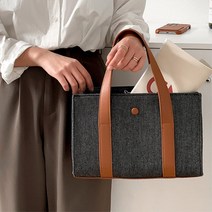 가을 헤링본 레더 사각 토트백 미니 크로스백 가벼운