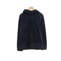유니클로 네이비 면 후드집업 남자 5961