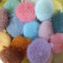 (핑크하우스) 핸드메이드 주방수세미-민호빵 **10개구매시+1개추가+집게**, 1개, 1개입