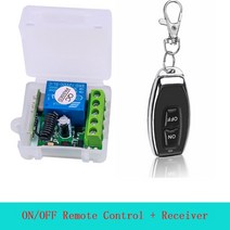 리모컨 찾기 Kebidu DC12V 10A 릴레이 1 CH 무선 RF 제어 스위치 송신기 (수신기 모듈 포함) 433mhz LED, Transmitter Receiver3