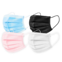 [200매 대용량 특가] 매일매일 건강하게 건강한 마스크 3중 MB 필터 마스크 (화이트 핑크 블루 블랙), 50개입, 4개, 화이트