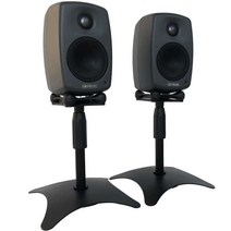 스피커 거치대 제네렉 제네릭 GENELEC G1 G2 G3 호환, 높이조절 21-30cm 18cm G1 원형