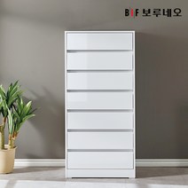 앳홈 미니멀 600 7단 서랍장, 화이트