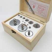 분동 저울추 무게추 세트 표준 정밀 원형 계량 추, 플라스틱 케이스 세트3 (1g-200g), 1개