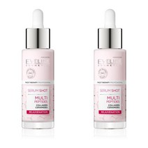 Eveline Cosmetics 세럼 샷 멀티 펩타이드 콜라겐 리쥬베네이션 Serum Shot Multi 30Ml 2개