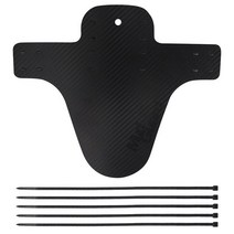 머드가드 탄소 섬유 앞뒤 MTB 자전거 타이어 윙 머드 가드 휠 펜더, 02 55-Black
