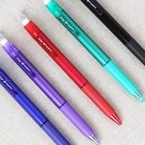 JSTrading 미쯔바시 유니볼 열펜 0.5mm (볼펜 타입) 프릭션펜 아이롱펜, 1개, 퍼플
