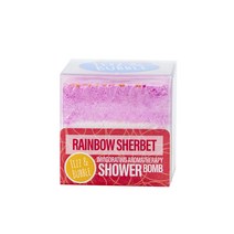 Fizz & Bubble 아로마테라피 샤워 밤 레인보우 샤베트, 1개