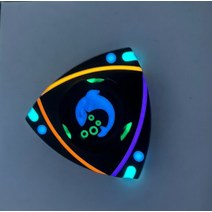 피젯 스피너 R188 사일런트 베어링 회전 지속 멋진 장난감 무거운 감압, 03 S.S Lumino