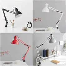 마켓비 독서등 집게조명 책상스탠드 프롭 워크클램프, 화이트