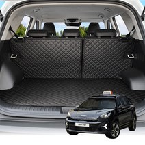 니로플러스 퀼팅 트렁크매트 등받이매트 차박매트 QU, 니로플러스(22년5월~) 분리형, 트렁크매트 단품x블랙화이트