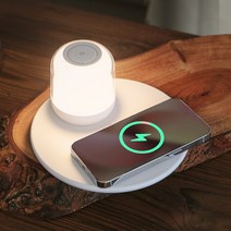 모락 에그문 2 in 1 LED 자석 무드등 고속 무선 충전기 MR-EGGMOON
