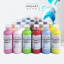 푸어링아트 베어브릭 아크릴 플루이드 물감 20색, 100ml_오렌지