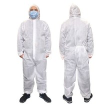 공사장 안전복 방진복 안전조끼 일회용 통기성 방진 ​​물 오일 레지스트 작업 의류 안티 먼지 spary 그림 장식 노동 전체 슈트, PP-WHite-30g_L