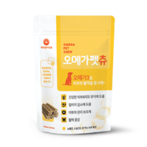 오메가펫츄 강아지 오메가3 피부피모관리 아토피 알러지 개선 강아지노즈워크간식 피부영양제, 1팩(180g)