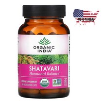 올가닉 인디아 샤타바리 800mg 90정 아스파라거스 라세모수스