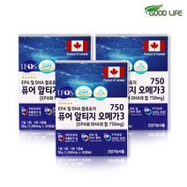 굿라이프 초임계 알티지 오메가3 비타민d e 캐나다 퓨어 rtg오메가3 액상 원액 기름 엔쵸비 멸치오일 연어유 epa dha 불포화지방산 혈행 식약처 기능성 인증 홈쇼핑, 3