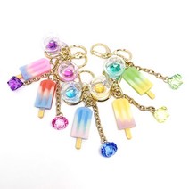 [바보사랑] [핸드메이드] 워터볼 하드 키링, color:퍼플