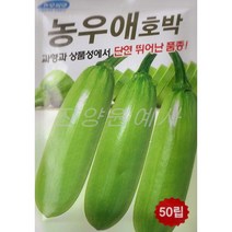 (씨앗) 농우 애호박 - 호박 - 애호박 씨앗 종자 - 50립