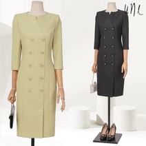 윈 UNE클래식더블버튼포멀원피스