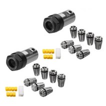 최적화JEYL 14Pcs ER11 1-7Mm 스프링 콜릿 ER11A 5Mm 모터 샤프트 홀더 연장로드, 01 Black