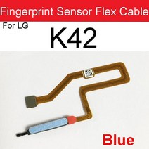 고화질 북 스캐너 양면 스캔 고급 스캔기 홈메뉴 버튼 지문 센서 플렉스 케이블 LG K42 용 K52 K62 플러스, 03 K42 -Blue
