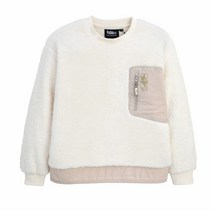 NBA KIDS 믿고 사는 브랜드 겨울 공용 벨보아 맨투맨 티셔츠 K214TS080P_IV