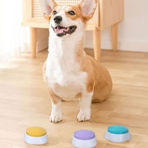 강아지 훈련벨 버튼 말하는 녹음 강아지벨 애견 녹음벨 부저 간식벨 소형견 말하기 애견벨 간식 용품 번역기 의사소통 학습 통역기, R79114Z(퍼플