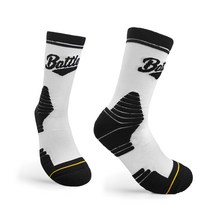 스포츠양말 해가 지다 동단 스트릿 농구공 클양말 아웃도어양말 수건 슬램덩크 엘리트 땀 흡수 남자 719563040, 백흑