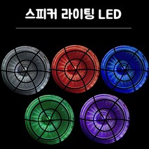 차량용 스피커 라이팅 LED 무드등 사운드 무드 램프 다이 풀세트 구성, 블루