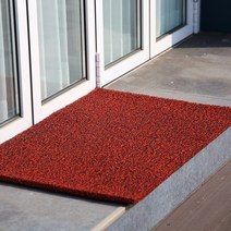 수민네 현관 건물입구 학원 병원 바닥 코일매트, 60x120cm, 와인