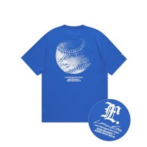 LMC 엘엠씨 X NEW ERA 뉴에라 SIGNED BALL TEE blue