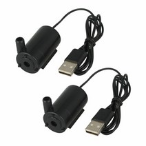 캠핑 농업용 워터펌프 야외 고압 워터펌프 수족관 물고기 탱크 분수 수경법 usb 잠수정 펌프 수족관 용품에 대 한 2pcs 5v 마이크로 잠수정 미니 워터 펌프, 2개
