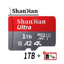 micro sd 클래스 10 미니 SD 메모리 카드 마이크로 TF 256 GB 1TB 스마트 SD/TF 휴대폰/카메라 Give 리더기, 12 1TB